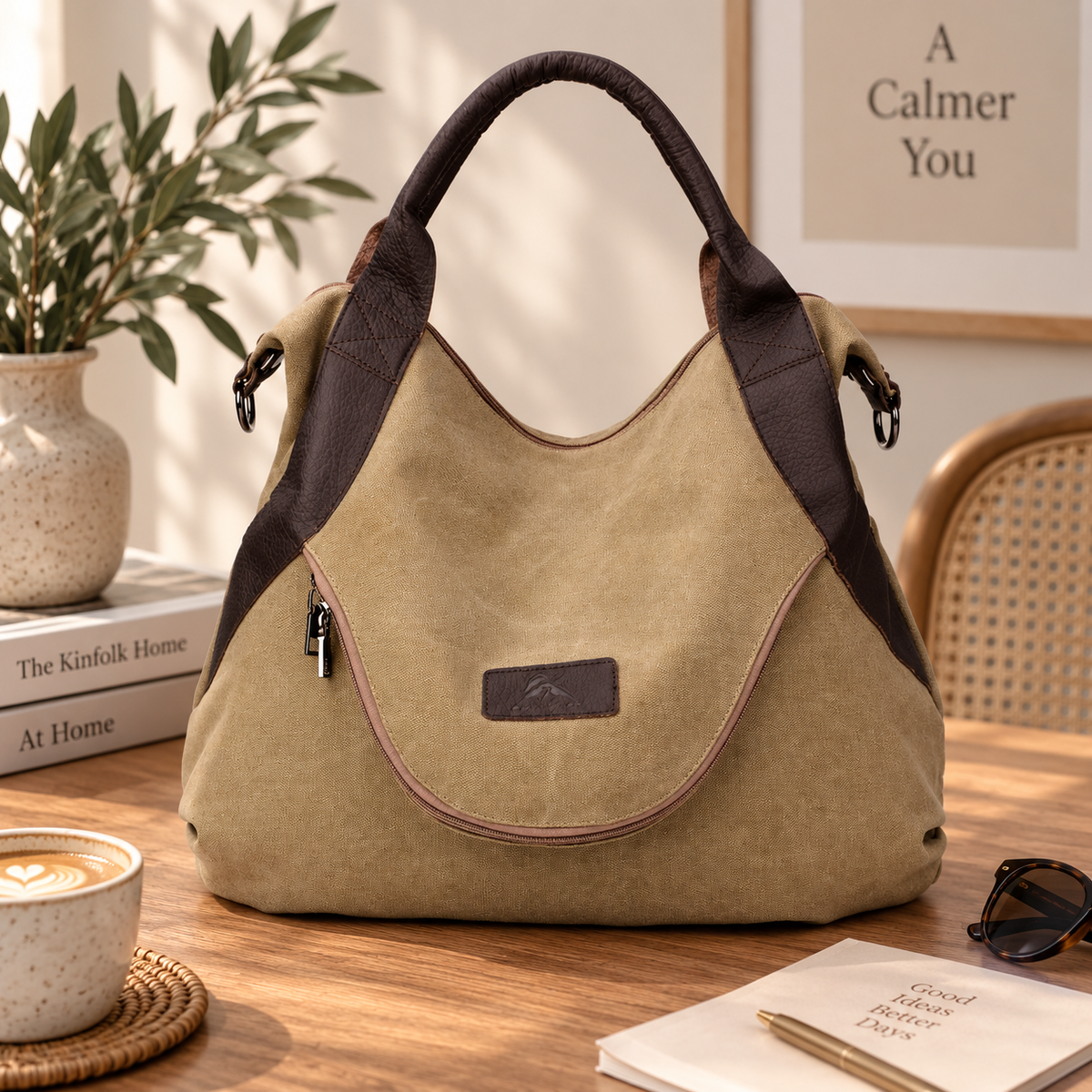 Borsa donna a spalla e tracolla, 2 misure