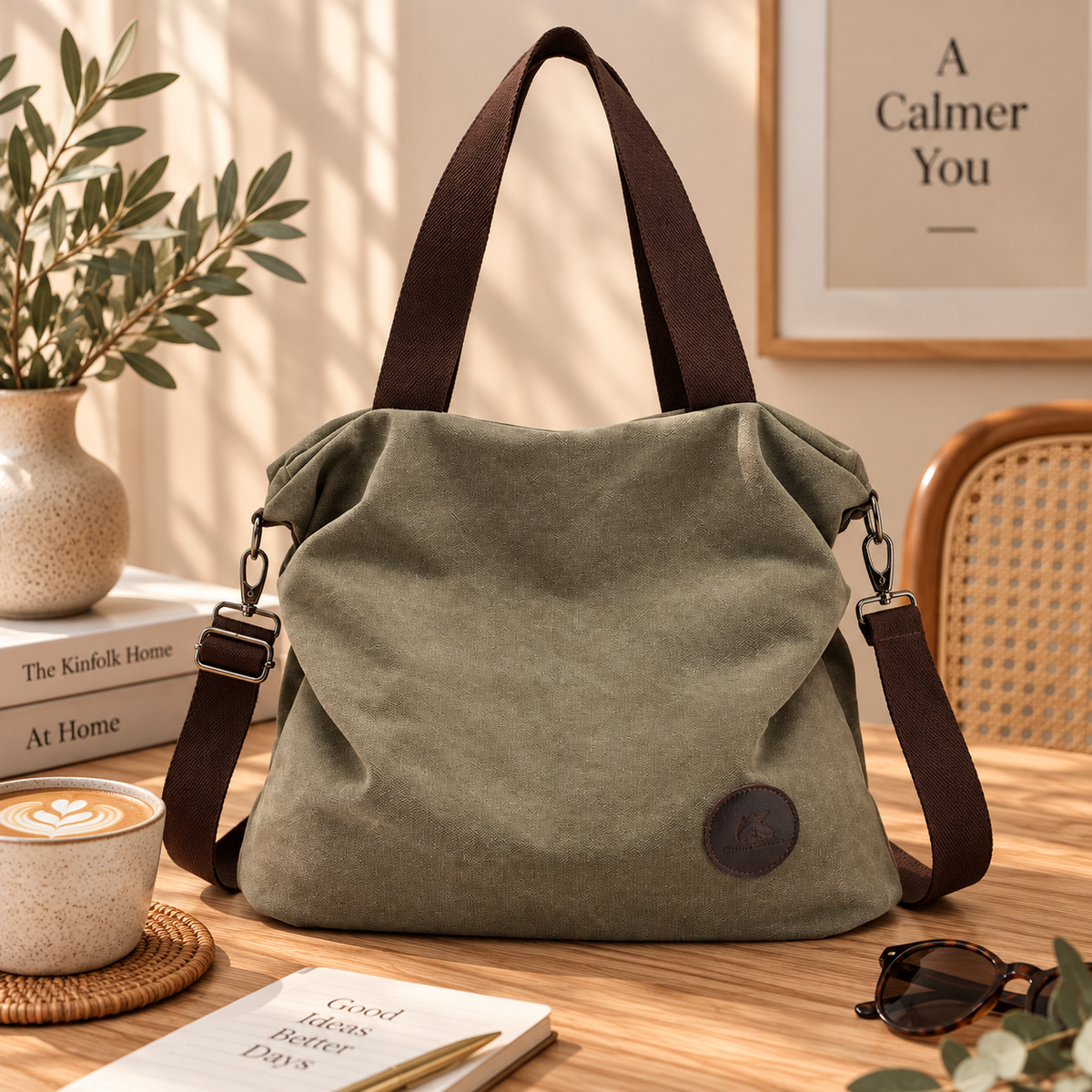 Borsa donna a spalla e tracolla, 2 misure