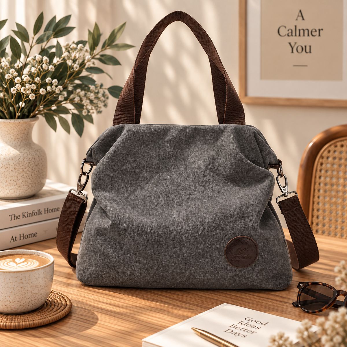 Borsa donna a spalla e tracolla, 2 misure