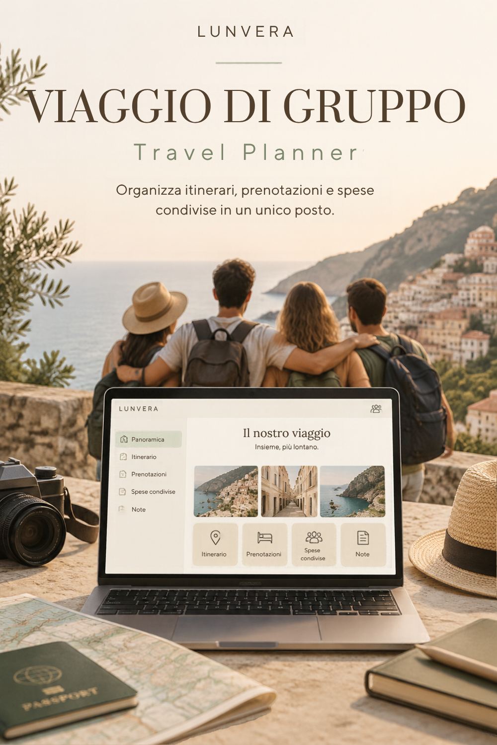 Travel Planner Digitale per Organizzare Itinerari, Prenotazioni e Spese Condivise