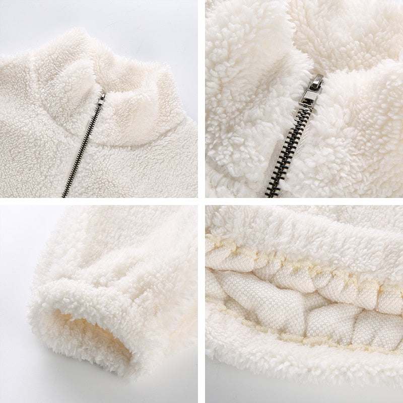 Felpa Oversize Donna con Zip