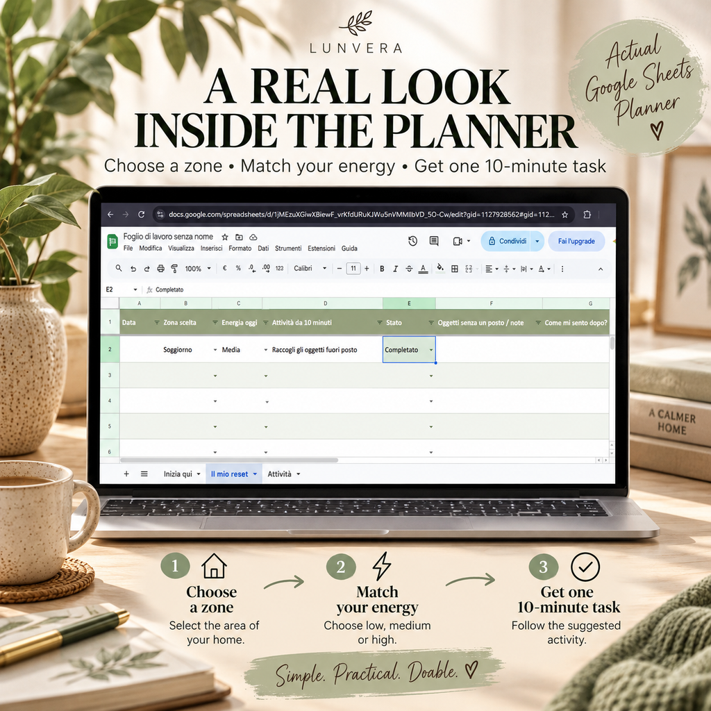 The 10-Minute Home Reset | Interactive Home Organization Planner