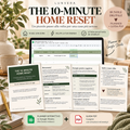 The 10-Minute Home Reset | Interactive Home Organization Planner