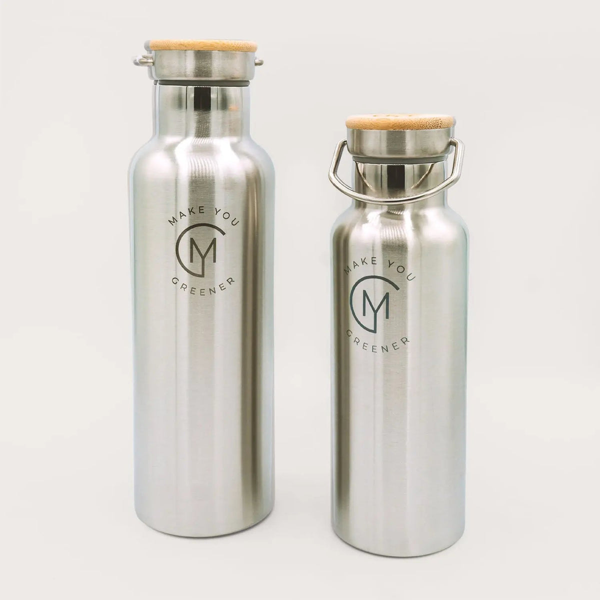 Borraccia termica acciaio e bambù, 500/750 ml