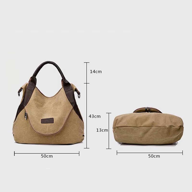 Borsa donna a spalla e tracolla, 2 misure