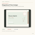 Planner Digitale 2027–2029 | Agenda PDF Interattiva con Calendari, Obiettivi e Budget