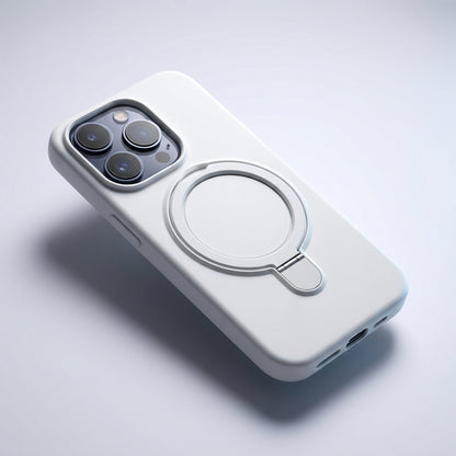 Cover magnetica in silicone con supporto per iPhone